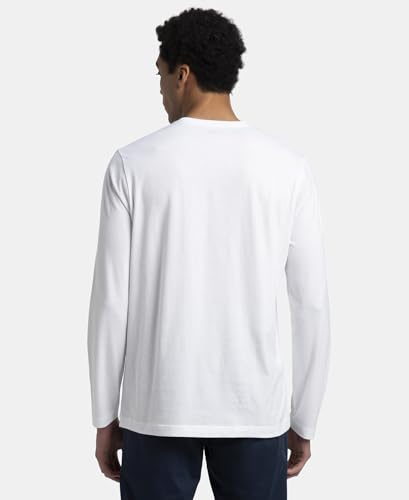 Image of Jockey IM22 Men Super Combed Supima Cotton Solid Round Neck Full Sleeve T-Shirt