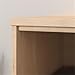Pemberly Row Engineered Wood Credenza, 44 in W x 30 in H, Natural Maple Finish, Adjustable Storage Shelf, File Drawer, Solid Wood Feet, Mid-Century Style Media Stand or Home Office Desk