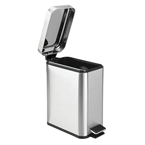 Mdesign 00300MDBST Rectangular Step-Open Wastebasket Trash Can thumb #6