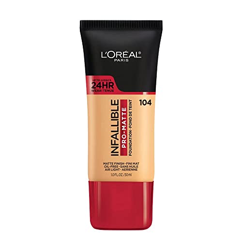 L’Oréal Paris Infallible Pro-Matte Foundation, Golden Beige [104] 1 oz #1