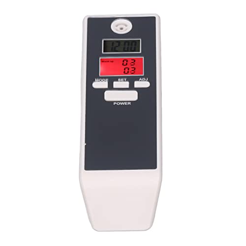 Probador De Aliento, Detector De Aliento De Alta Precisión Probador De Alcohol En El Aliento Portátil Medidor De Borrachos Digital Pantalla LCD Dual con Alarma De Audio para Pruebas De Seguridad