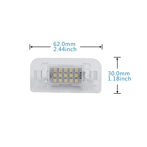 Evite multas con la luz de matrícula Benz Clase B W246 A2468201566 6