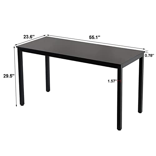 Teegui 55" Home Computer Desk, Modern Simple Style Desk For Home Office,Laptop Study Table Workstation, Sturdy Writing Desk #TOP1