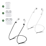 KEINE BEEINTRÄCHTIGUNG DER FUNKTIONALITÄT: Die AirPods lassen sich auch während des Tragens mit Halteband noch einwandfrei bedienen.