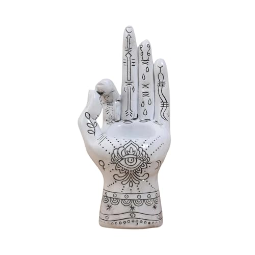 Velas perfumadas de Navidad, escultura de mano bohemia, estatua...