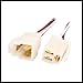 Hihaha 2pcs DC12V 3 Pin Male Female Waterproof Electrical Wire Connector for Car1