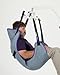 Patient Aid Full Body Solid Fabric Lift Sling - Soft Padded Polyester Weave - Comfy and Safe Lifting for the Elderly, Bariatric, and Non-Weight-Bearing - Medium, 225lb. Maximum Carrying Capacity