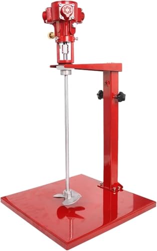 Power Mixer Pneumatic Agitator Clamp-On Drum Agitator Industrial-Grade Pneumatic Shaker Paint Stirring Tool，5 Gallon Pneumatic Paint Mixer, Adjustable Air Agitator with Aluminum Alloy Blade