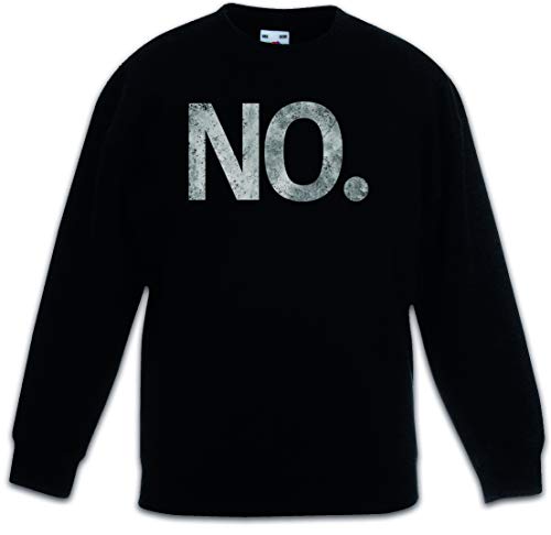 Pullover enfant noir Urban Backwoods : sweat-shirt à col rond pour fille et garçon