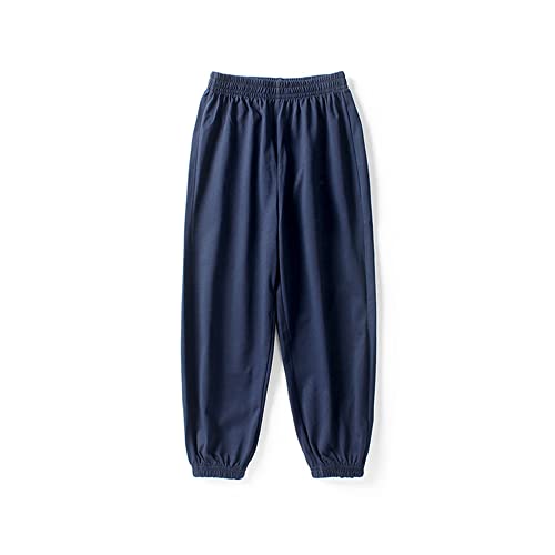 Children's 100% Cotton Little Boys Girls Elastic Trousers Sport Jogger