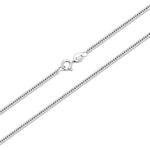 Elenta 925 Sterling Silver Cuban Chain Necklace Cover