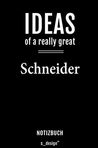 Notizbuch für Schneider: Originelle Geschenk-Idee [120 Seiten gepunktet Punkte-Raster blanko Papier] (German Edition)