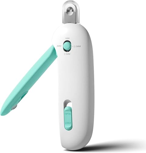 猫用爪切り ペット用爪とぎ器 隠し爪やすり 深爪の飛沫防止 1~3.5mm径調節可能 初心者にも安心してお使いいただけます (01)