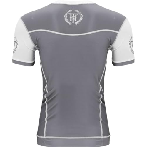 Hardcore Training Neocamp Men's Rash Guard Compression Shirt Short Sleeve MMA No-Gi Tight BJJ Grappling Base Layer Fitness2