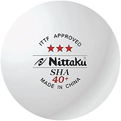 Nittaku 3-Star Sha 40+ (Pack of 3)