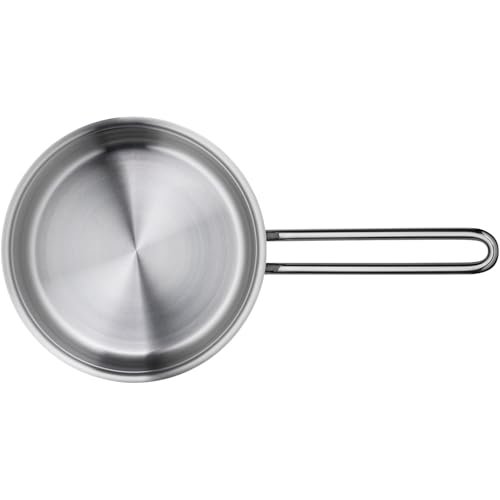 Foto von Silit Extra Cook, Stielkasserolle 16 cm, Innenskalierung, breiter Schüttrand, hochwertiger, spülmaschinenfester Crominox-Edelstahl, Milchtopf,optimale Wärmeverteilung und -speicherung, Induktion