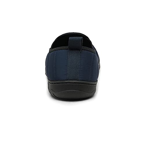 Dream Pairs Men's Water-Resistant Winter Warm Slippers, Slip-On Indoor Outdoor Machine Washable House Shoes, Dsl217M, Dark/Blue, Size 11 #TOP5