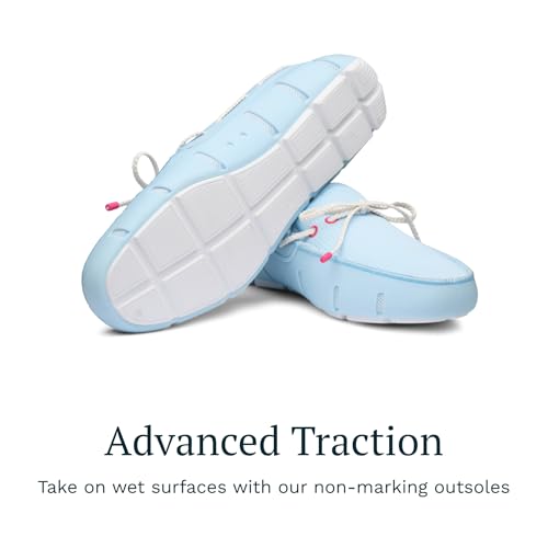 Image of SWIMS Braided Lace Loafer for Men, Breathable Slip On Water Friendly Driving Shoe, Lightweight Mesh Upper, Drainage Sole