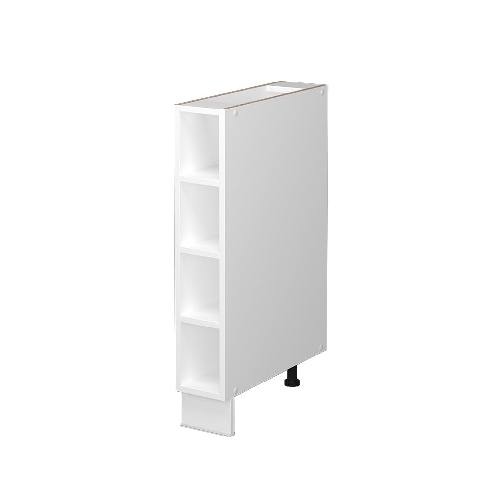 Vicco Etagère de Cuisine Fame-Line, Blanc, 15cm sans PT, à Combiner avec d'autres modules de la série Fame-Line