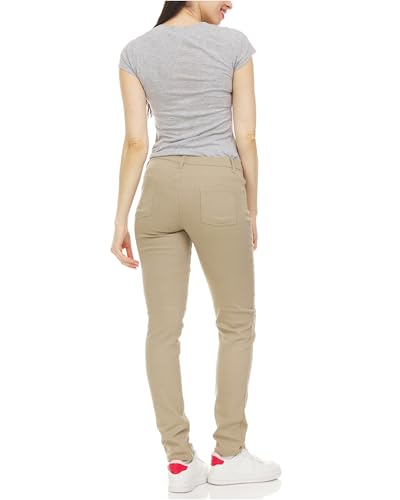 Galaxy by Harvic Women's Stretch Skinny 5-Pocket Basic Chino Pants3