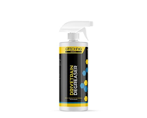 Gtechniq Bike Drivetrain Degreaser - Fast Acting Chain Cleaner for Bicycles, BMX Bikes, Mountain Bikes - Water-Based, Biodegradable, 500ml Spray