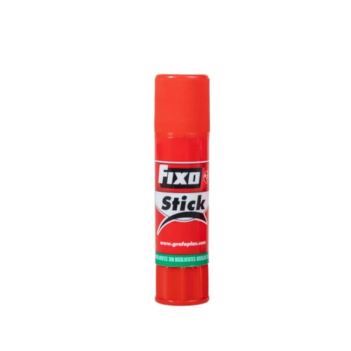 Fixo Stick | Pegamento Barra Escolar 8gr | Apto para Uso Infantil | Sin Disolventes | Lavable | Material Escolar Perfecto Para Usar en Manualidades para Niños