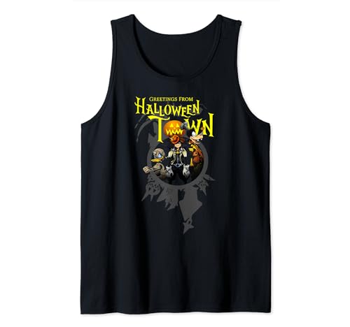 Débardeur Kingdom Hearts Disney vêtement sans manches geek Halloween Town