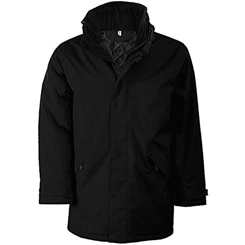 Kariban Parka Doublure MATELASSÉE - Noir, XL, Homme