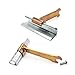TDC TDF Ducting Clip Cleat Tool - Universal Air Duct Clamp Wrench HVAC Hand Tool Hook Code Angle Spanner Duct Fitting 14MM Spanner Wrench Tool for Common Flange Ducts (2)