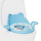 MFYOUPK Asiento De Inodoro Para Niños - Almohadilla y Transpirable con Asas | Almohadilla para asiento de inodoro - Para Niños Viajes Hogar Baño Interior Exterior Camping Autocaravana Dormitorio