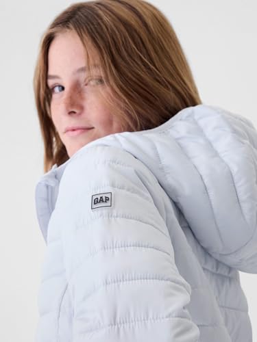 Image of GAP Girls' Logo Lightweight Puffer Jacket