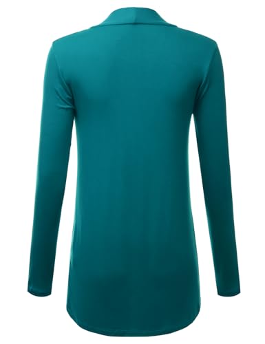 Image of LALABEE Women's Draped Open-Front Long Sleeve Light Weight Cardigan (S~3XL)