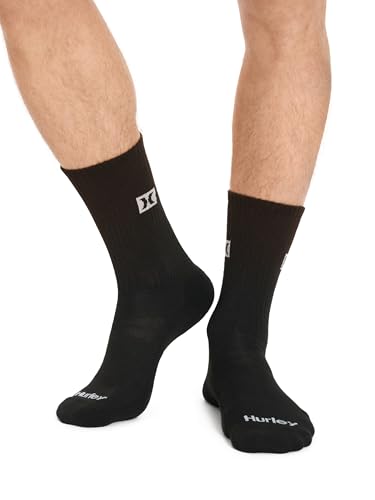 Hurley Men's 8 Pack Sport Cushioned Crew Socks3