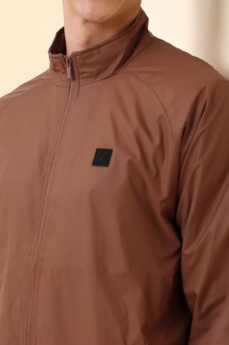 Image of Allen Solly Men's Regular Fit Solid Windcheater Jacket