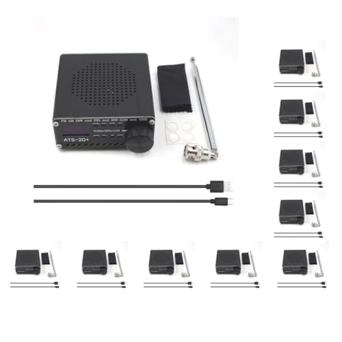 10ZbgATS-20 Plus Si4732 WI AM (MW  SW) SSB (LSB  USB) \ȃI[fBIgݗčς݃nhwhM@Sш惉WI