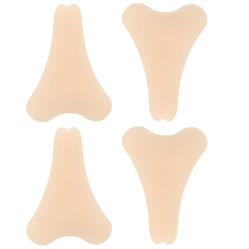 Bosreroy 4 Silicone Camel Toe Concealers, Reusable and Comfortable, Invisible Underwear Protector