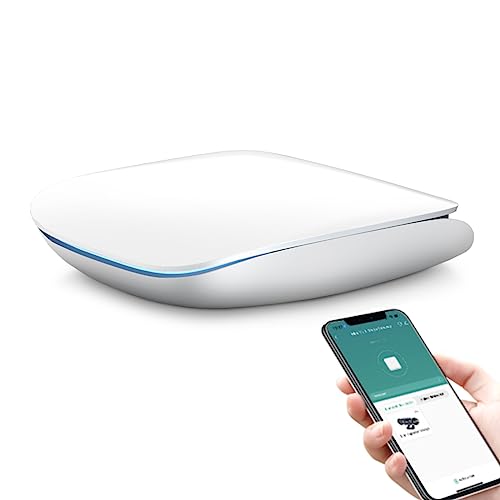 AVATTO Tuya Zigbee Gateway Hub, 3 in 1 ZigBee & Bluetooth & WiFi Hub für Hausautomation Wireless Smart Gateway Bridge Kompatibel mit Alexa, Google Home, Smart Life （Weiß）
