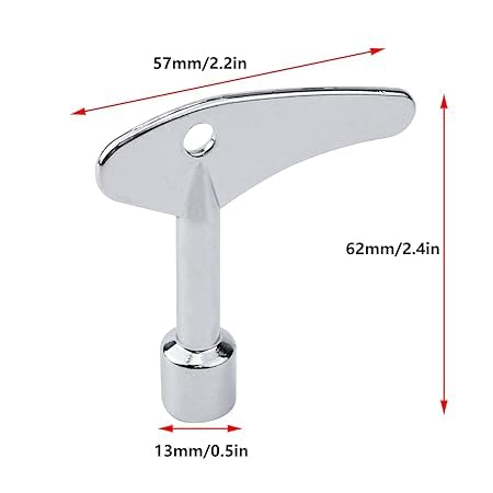 Image of Triangle Socket Spanner Key 2pcs for 9.5mm x 8.5mm Triangular Panel Lock Elevator Door key