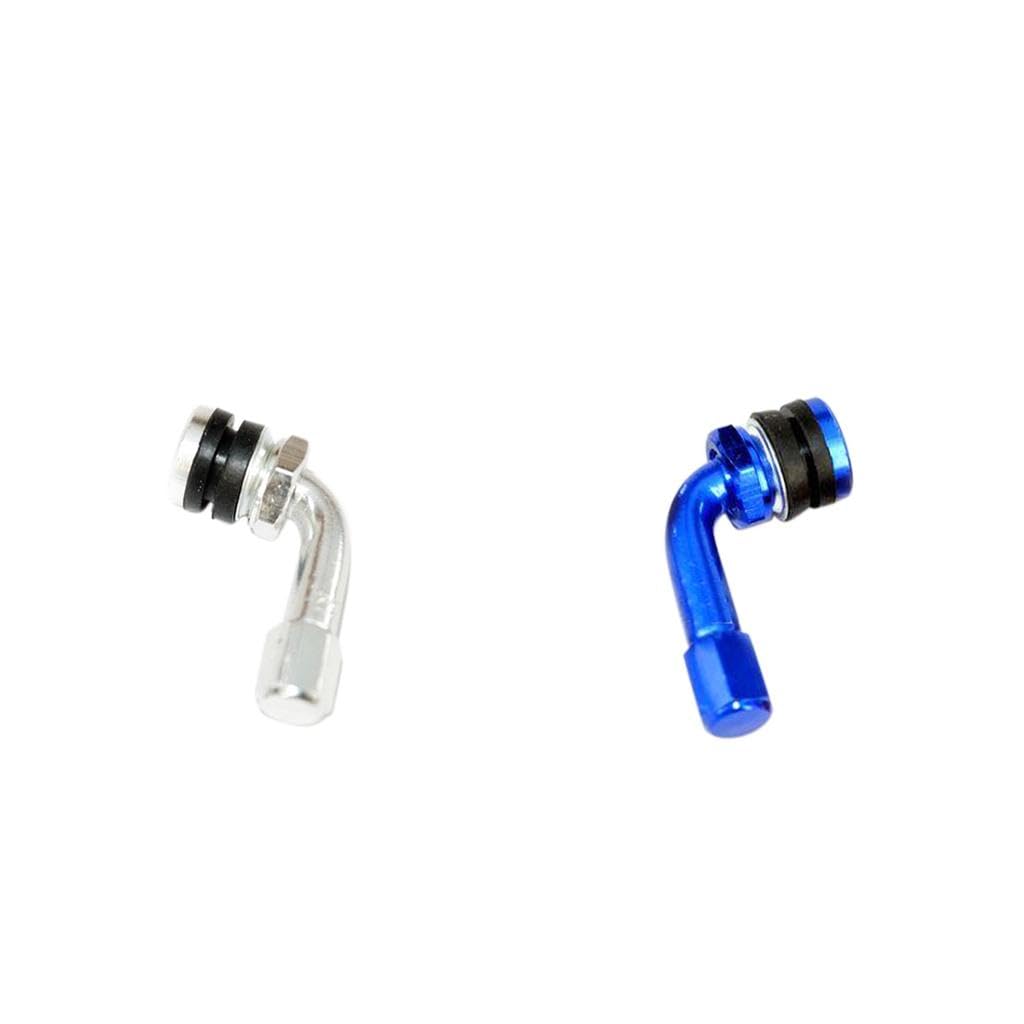 The Style Sutra CNC Aluminum Motorcycle Rim Wheel Air Tyre Tire Valve Stem Blue/Silver|Motors | Parts & Accessories | Motorcycle Parts |2 Pieces Motorcycle Valve Stems-image-8