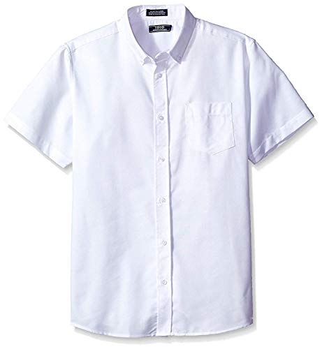 IZOD Uniform Young Men’s Short Sleeve Button-down Oxford Shirt2