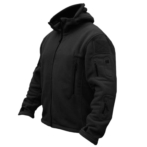 Chaqueta polar de hombre con cremallera y bolsillos para exterior 3