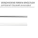 WENKO Teleskop-Duschstange, ausziehbare Duschvorhangstange zum Klemmen – ohne bohren und ohne Rückstände, aus rostfreiem und langlebigem Aluminium, Ø 2 x 70-115 cm, Weiß