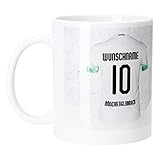 borussia mönchengladbach trikot 19/20 Material: Keramik Borussia Mönchengladbach Tasse Trikot personalisierbar