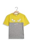  ESPRIT KIDS Jungen Rq1010412 Ss Eyes T-Shirt, Grau (Mid Heather Grey 260), 104/110 (Herstellergröße: 104+)