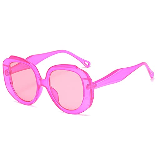 Lunettes de soleil de sunglasses round aux teintes acidulées et pastel
