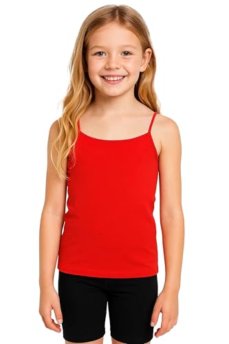 Image of Kurve Girl's Sleeveless Tank Top - Stretch Undershirts Cami Camisole, UV Protective Fabric, Rated UPF 50+ (Made in USA)