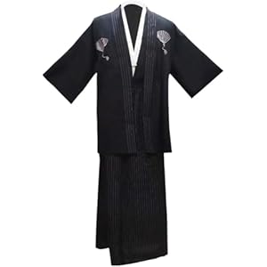 Lpitoy Japanischer Samurai-Anzug Für Herren, Japanischer Traditioneller Samurai-männer-Kimono, Krieger-Robe, Outfit, Krieger-Cosplay-kostüm Für Herren