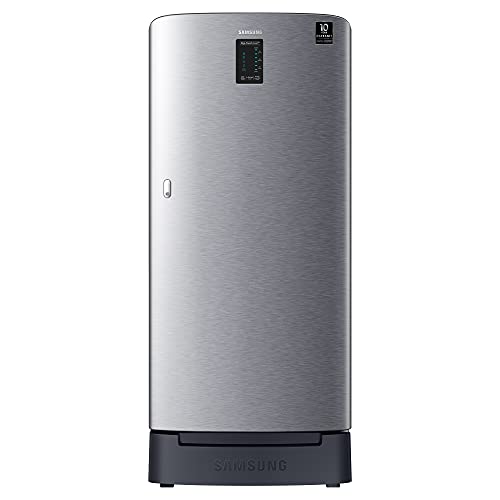 Image of Samsung 198 L 3 Star Inverter Direct Cool Single Door Refrigerator Appliance (RR21A2D2YS8 /HL, Base Stand with Drawer, Digi-Touch Cool, Elegant Inox, Silver)