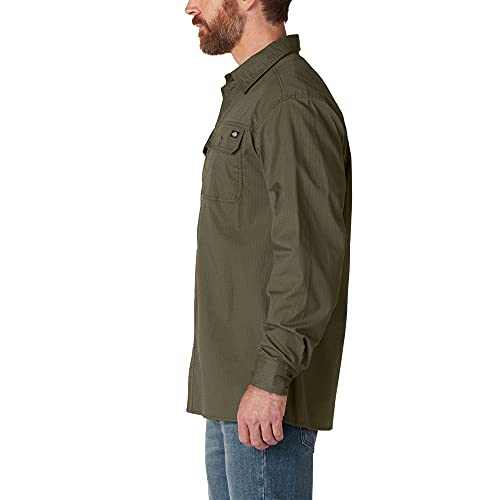 Dickies Men's Flex Denim Long Sleeve Shirt