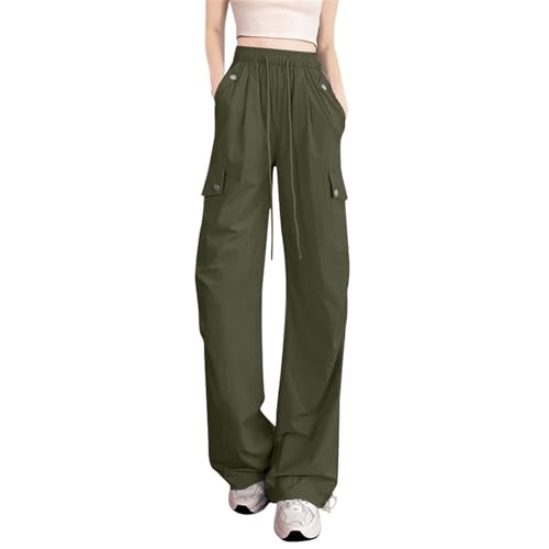 Pantalon palazzo droit avec ceinture extensible pour une silhouette fluide